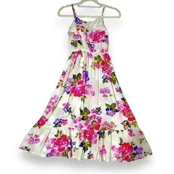 Floral Summer Dress by Cherokee Size 6 - 6X - Picture 1 of 8